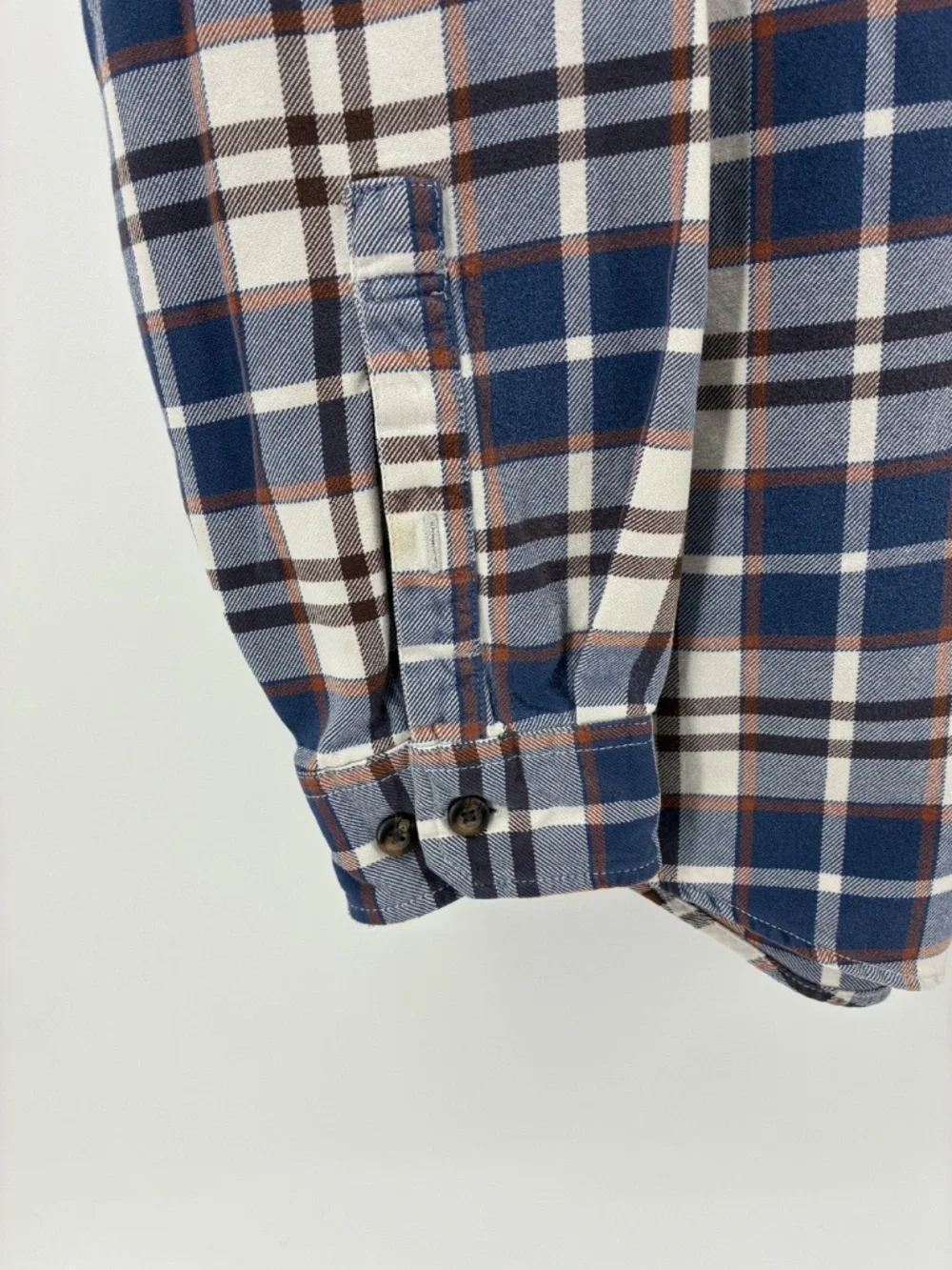 Eddie Bauer Men’s Plaid TALL Shirt - Picture 2 of 7